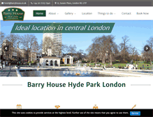 Tablet Screenshot of barryhouse.co.uk